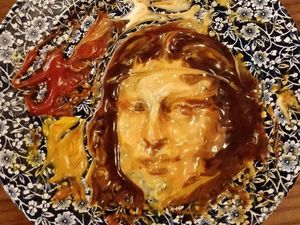 Keren! Remaja Ini Sulap Sisa Saus Jadi Mona Lisa dan Frida Kahlo