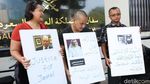 Aksi Solidaritas untuk Jamal Khashoggi di Depan Kedubes Saudi