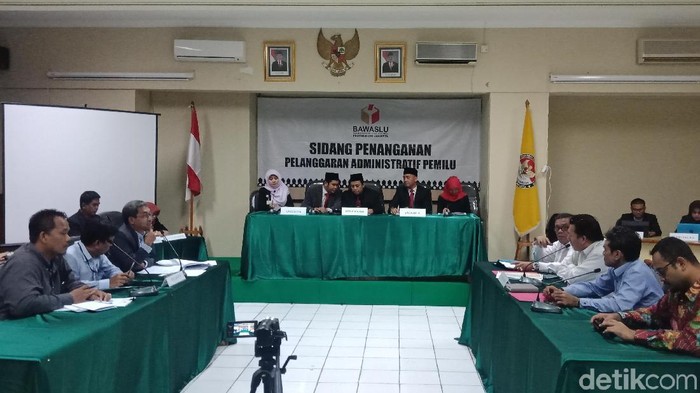 Sidang Videotron Jokowi-Maruf di Bawaslu DKI Ditunda Keempat Kalinya