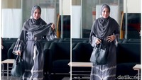 Fenny Steffy Burase kembali hadir memenuhi panggilan KPK, Jakarta, Jumat (19/10/2018).