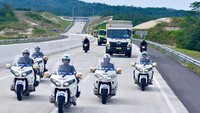 Bakauheni-Terbanggi Besar segmen Pelabuhan Bakauheni-SS Bakauheni-SS Lematang-SS Kota Baru 13,9 km dioperasikan 2018. Setpres/Agus Suparto/File.