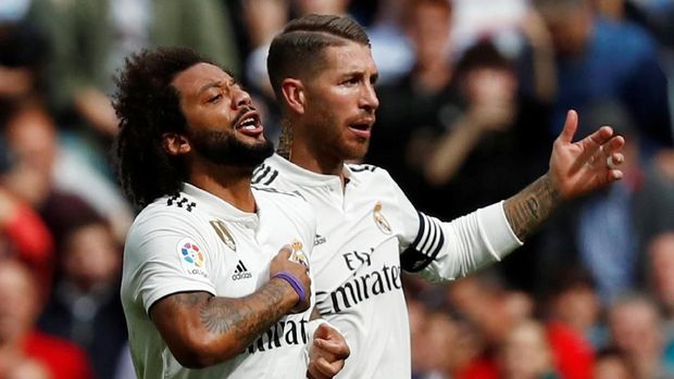 Marcelo mengakhiri puasa gol Madrid.