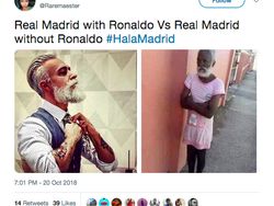 Kalah Lagi, Real Madrid Dikeroyok Meme tentang Ronaldo dan Zidane
