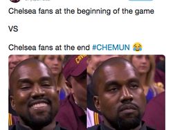 Chelsea vs MU Seru, Ramai Meme-meme Lucu