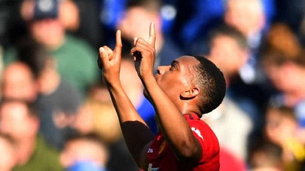 Anthony Martial tengah on fire di Manchester United.