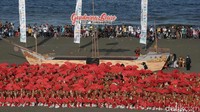 Bupati Azwar Anas menambahkan, Festival Gandrung Sewu adalah bagian dari konsolidasi kebudayaan dengan kemasan pariwisata. (Ardian Fanani/detikTravel)