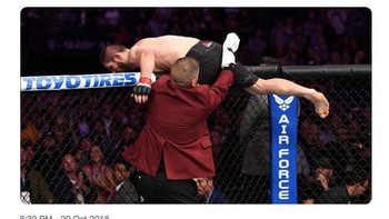 Usai gol Barkley, ada pula drama lain saat seorang staf pelatih Chelsea merayakan dengan cara provokatif di depan area teknik kubu MU -- sesuatu yang dianggap kurang pantas. Ini meme menggambarkan kekesalan Mourinho. (Foto: Internet/Twitter)