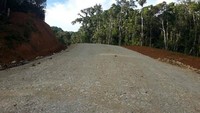 Mameh - Windesi (Akses Menuju Pulau Rumberpon & Pulau Roon). Pool/BP Jalan Nasional XVII Manokwari.