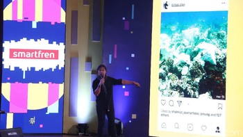 Selain itu, tak dapat dipungkiri, konten-konten receh diakui Dimas Djay punya nilai jual tinggi di media sosial. Foto: detikINET/Rengga Sancaya