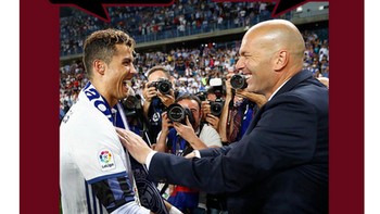 Kepergian Ronaldo dan Zidane dianggap turut berperan terhadap tren buruk Madrid saat ini. (Foto: Internet/Twitter)
