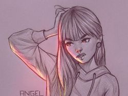 Keren! Lukisan Sketsa Pensil Tampak Bercahaya