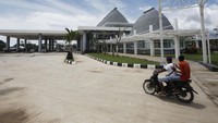 Ini adalah hasil pembangunan PLBN terpadu motaain sendiri tahap I. Nantinya kawasan ini akan kembali dikembangkan hingga tanggal 5 Maret 2019 nanti, dengan luas lahan mencapai 4,62 ha dan biaya pelaksanaan sekitar Rp 228,9 miliar. Grandyos Zafna/detikcom/File.