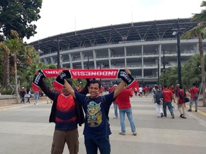 Jelang Qatar vs Indonesia, GBK Mulai Memerah