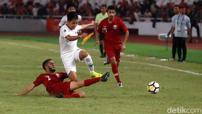 Hujan Gol Warnai Kekalahan Indonesia dari Qatar