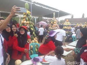 Desa di Lamongan Ini Gelar Festival Buah, 16 Gunungan Diperebutkan