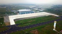 Jokowi mengatakan proyek bandara tersebut telah dicanangkan oleh Presiden RI ke-6 Susilo Bambang Yudhoyono (SBY) lebih dari satu dekade lalu. Istimewa/BIJB.