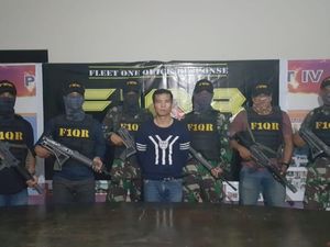 TNI AL Tangkap Otak Perompakan Kapal Asing di Batam