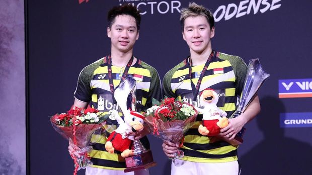 Marcus/Kevin kembali menyabet pebulutangkis pria terbaik BWF 2018. (