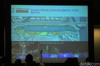 Sungai akan dibelah jadi dua oleh jalur pejalan kaki (Randy/detikTravel)