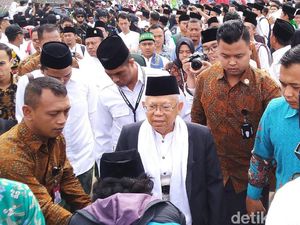 Hadiri Hari Santri di Tasikmalaya, Maruf Amin Minta Santri Berdaya