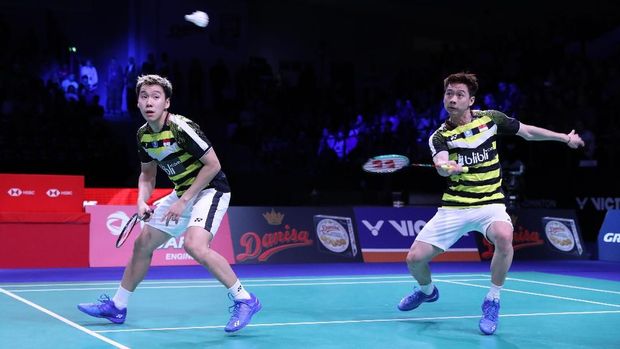 Kevin Sanjaya Sukamuljo/Marcus Fernaldi Gideon memburu gelar juara dunia.