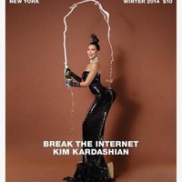 Mungkin Anda masih ingat dengan pose fenomenal Kim untuk cover majalah Paper ini? Pada 2014, ibu tiga anak ini sempat bikin heboh lantaran tampil dengan bokongnya alas untuk gelas champagne. Foto: Instagram