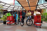  Kedua tim selesai menyelesaikan Shopping Challenge (Foto: detikcom)