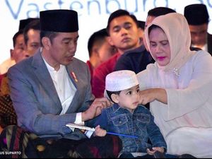 Lebih Sering Ajak Cucu Ketimbang Anak, Jokowi: Kaesang Sibuk
