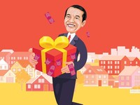 Jokowi Sebar Dana Kelurahan Rp 3 Triliun Tahun Depan