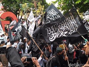 Usut Pembakaran Bendera HTI, Polisi Cari Pendapat Ahli Hukum Islam