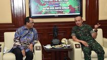 KSAD-Menhub Bahas Lanudad Lampung Dipakai Penerbangan Sipil KSAD-Menhub Bahas Lanudad Lampung Dipakai Penerbangan Sipil