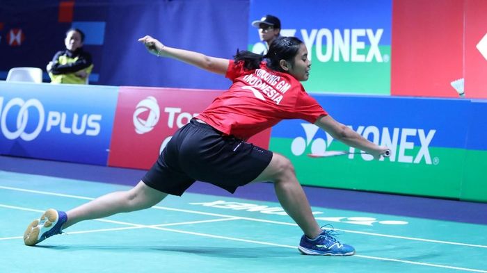 Gregoria Mariska lolos ke babak kedua Prancis Terbuka. (Foto: Tim Humas Dan Media PP PBSI) Gregoria Mariska lolos ke babak kedua Prancis Terbuka. (Foto: Tim Humas Dan Media PP PBSI)
