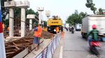 Penampakan Proyek Pembangunan JPO Baru Tubagus Angke