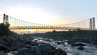 Jembatan Kali Galeh di Kabupaten Temanggung, Jawa Tengah. Istimewa/Dok. Kementerian PUPR.