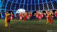 Taman ini juga berfungsi sebagai salah satu situs untuk merawat dan meruwat Tari Gandrung sebagai salah satu identitas budaya Banyuwangi (Ardian/detikTravel)