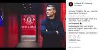 Postingan Ronaldo di Old Trafford Disambut 7 Juta Like