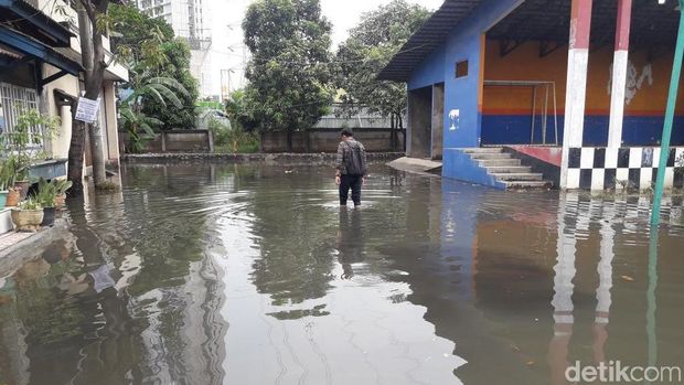 Banjir di Jatimulya, Bekasi, Selasa (23/10/2018)