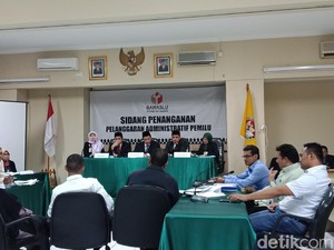Sidang Videotron Jokowi-Maruf, Terlapor Tak Bawa Surat Kuasa