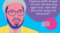 Tenaga Ahli Utama Kedeputian IV Kantor Staf Kepresidenan Ali Mochtar Ngabalin. Foto: Denny Pratama/Infografis.