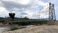 Jembatan Welamosa Ende, di Nusa Tenggara Timur. Istimewa/Dok. Kementerian PUPR.