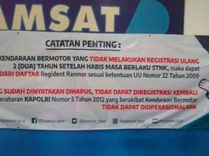 Penghapusan Data Registrasi STNK, Dilakukan Atas Permintaan Pemilik