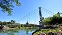 Jembatan Asimetris, Manggarai, Nusa Tenggara Timur (NTT). Istimewa/Dok. Kementerian PUPR.