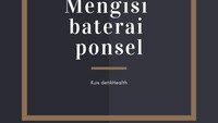 Kalau indikator baterai ponsel sudah merah harus diisi, tapi kalau indikator hijau cukup berhenti mengisi. (Foto: detikHealth) 