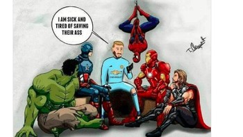 De Gea digambarkan sudah bosan melakukan penyelamatan buat MU. Foto: istimewa