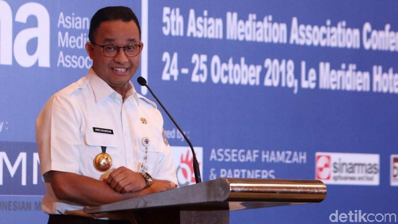 UMP DKI Ditolak Buruh, Anies Tunjuk Pemerintah Pusat UMP DKI Ditolak Buruh, Anies Tunjuk Pemerintah Pusat