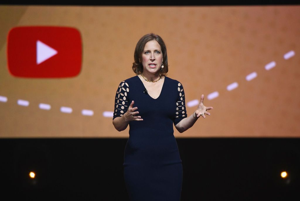 NEW YORK, NY - MAY 03:  YouTube CEO Susan Wojcicki speaks onstage during the YouTube Brandcast 2018 presentation at Radio City Music Hall on May 3, 2018 in New York City.  (Photo by Noam Galai/Getty Images)