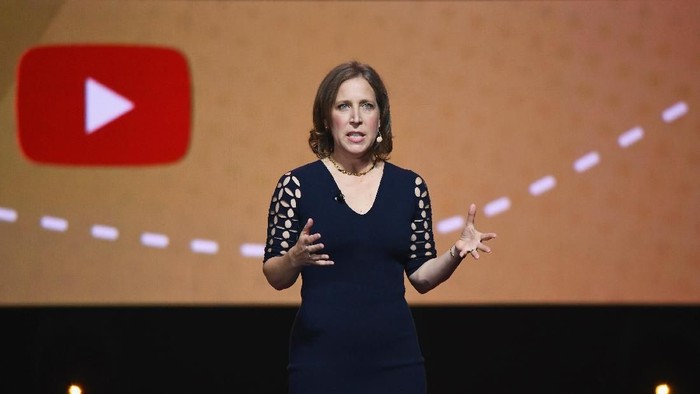 NEW YORK, NY - MAY 03:  YouTube CEO Susan Wojcicki speaks onstage during the YouTube Brandcast 2018 presentation at Radio City Music Hall on May 3, 2018 in New York City.  (Photo by Noam Galai/Getty Images)