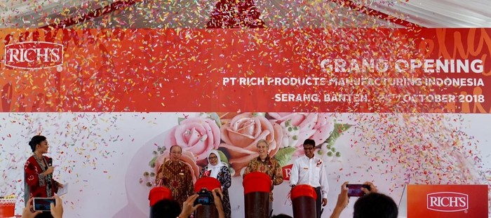 Layani Pasar Asia, Richs Buka Pabrik Seluas 2,5 Ha di Serang