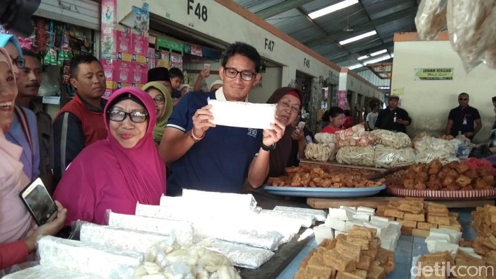 Sandiaga Tanggapi Jokowi soal Ukuran Tempe