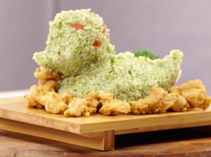 Resep Nasi Goreng Hijau Bentuk Bebek, Si Kecil Dijamin Tertarik